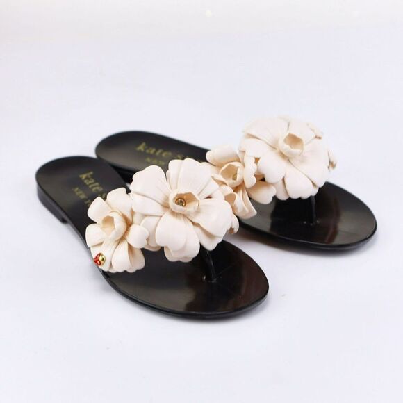 NIB Kate Spade GARDENIA Floral Sandals 7 - Picture 8 of 12